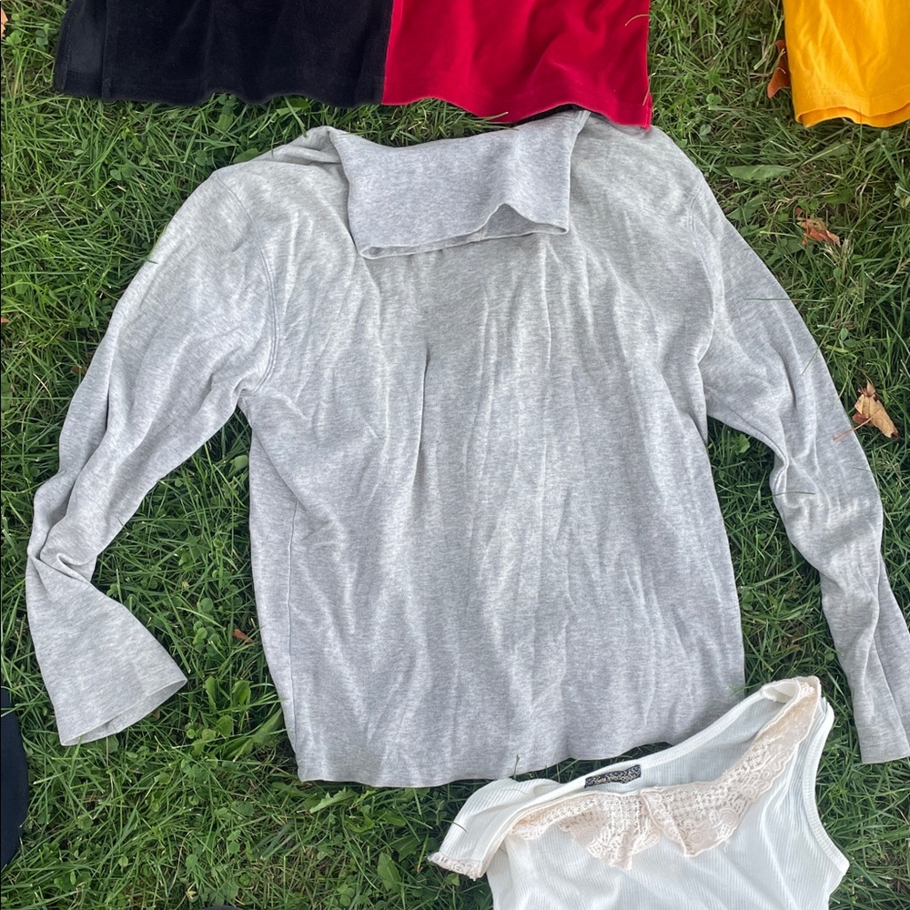 Gray Women's turtleneck